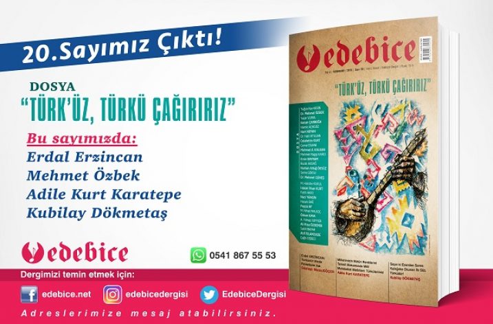 Edebice 20. Sayı Çıktı!